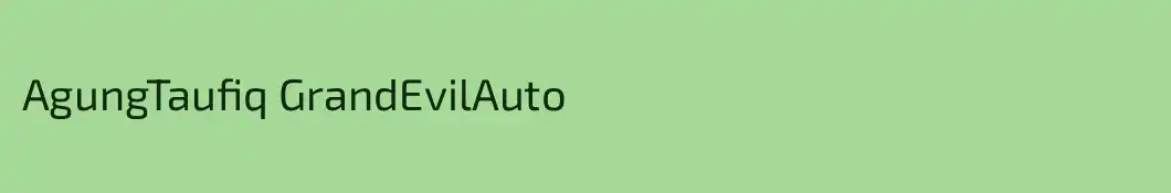 AgungTaufiq GrandEvilAuto
